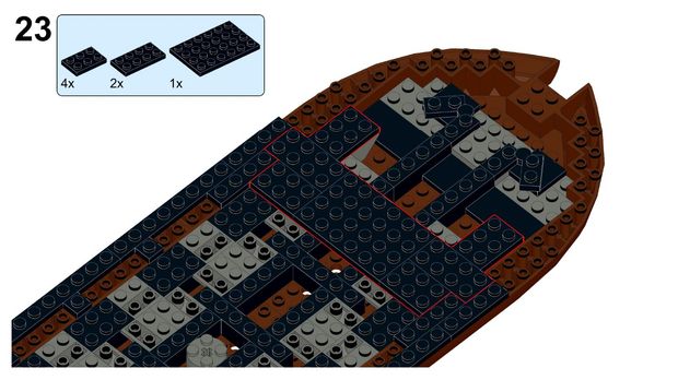 La Flèche ship Instruction, sail files and part list 