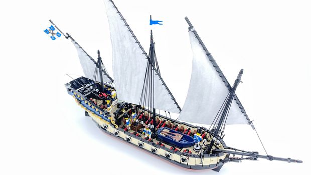 La Flèche ship Instruction, sail files and part list 