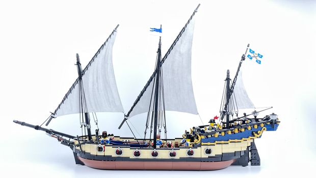 La Flèche ship Instruction, sail files and part list 