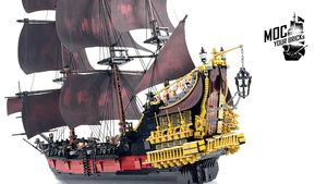 Queen Anne&#x27;s Revenge ship Instruction, sail files and part list 