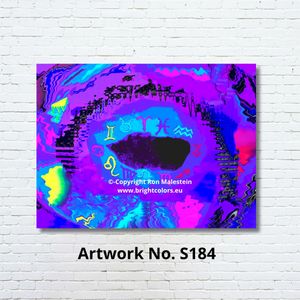 Zodiac sterrenbeelden spirituele kunstwerk (Digitale Download)