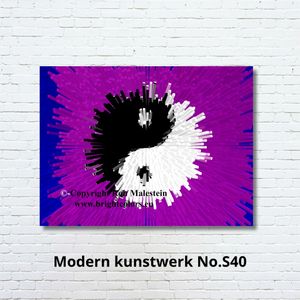 Yin Yang schilderij (Digitale Download)