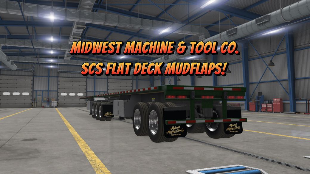 Midwest Machine &amp; Tool Co. Mudflaps for the SCS Flat Deck