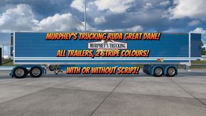 Murphey's Trucking skin for the Ruda Great Dane Reefer and Dry Van
