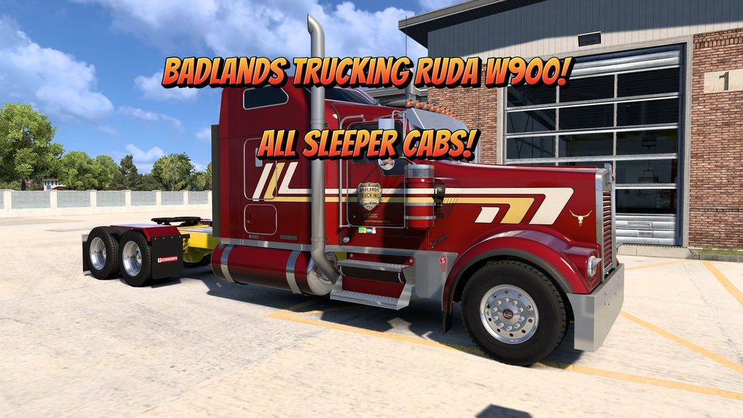 Badlands Trucking skin for the Updated Ruda W900