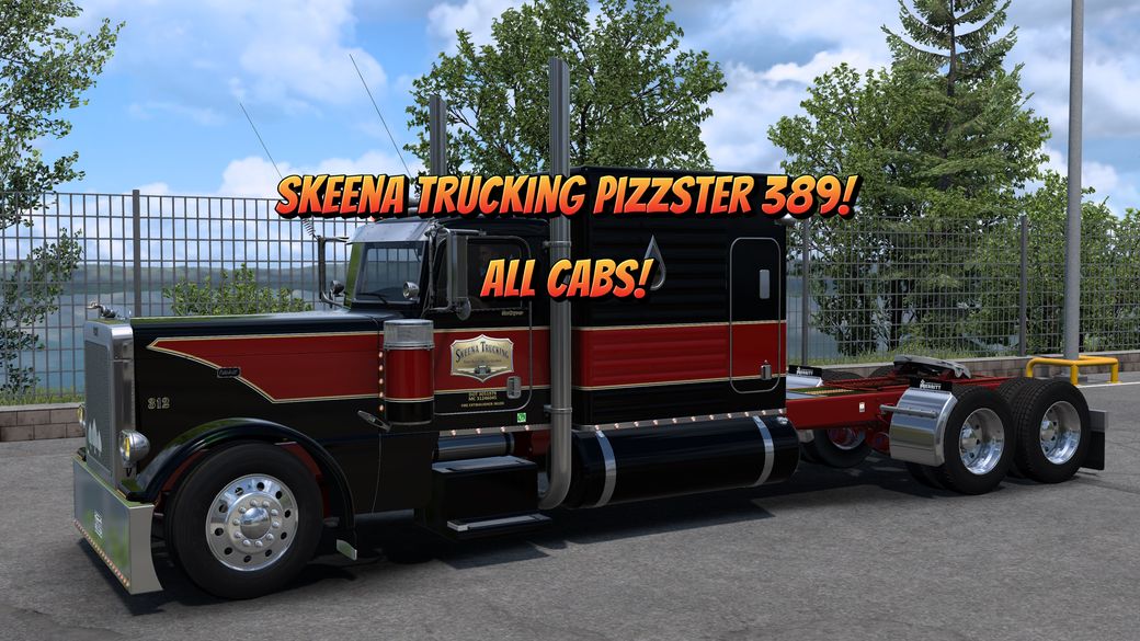 Skeena Trucking skin for the Pizzster 389 EXHD