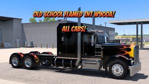 Old School Flamed skin for the TNT Modding Kenworth W900A. All Cabs