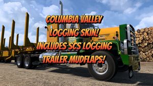 Updated Columbia Valley Logging Skin for the 850 Modding Kenworth LW