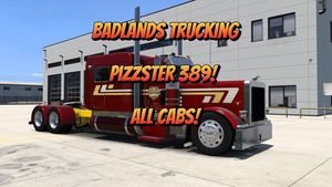Badlands Trucking skin for the Pizzster 389 EXHD