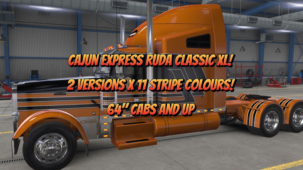 Cajun Express Skin for Ruda's Freightliner Classic XL