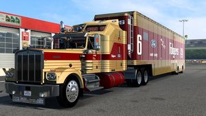 Folgers Racing Skin for the PE 4K Modding Kenworth W900A