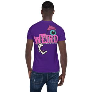 WEIRD Shirt (Green, Purple, Back)