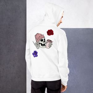 Rad Skel White Hoodie