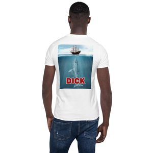 Moby Dick Poster (White and Red)