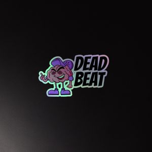 Dead Beat Holographic Stickers