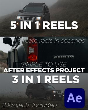 3 In 1 and 5 In 1 Reels After Effects Project 