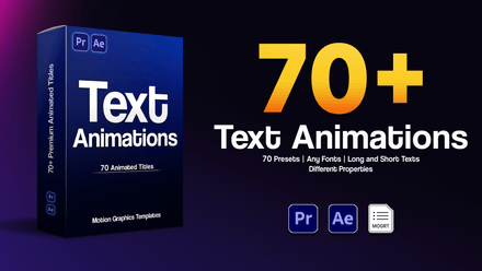 70+ Clean &amp; Modern Title Animations for Premiere Pro