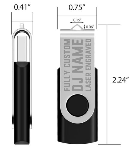 Custom Lasered USB Flash Drives