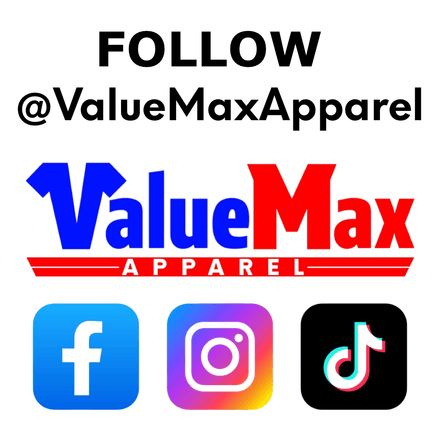 Follow @ValueMaxApparel