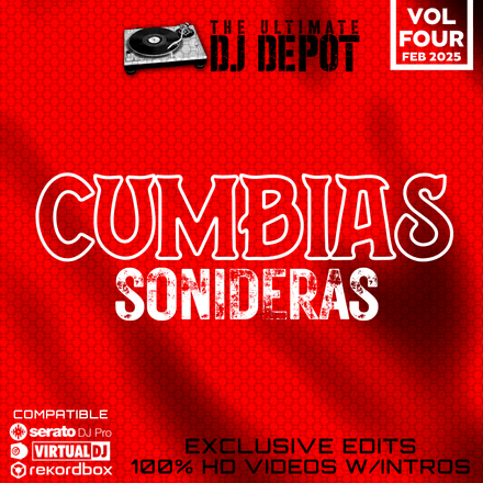 Cumbias Sonideras Video Pack 4 [Feb 2025]
