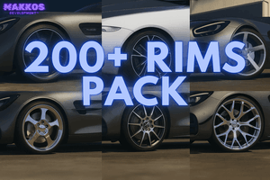 200+ CUSTOM RIMS PACK