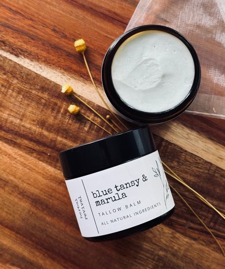 Blue tansy + marula tallow balm