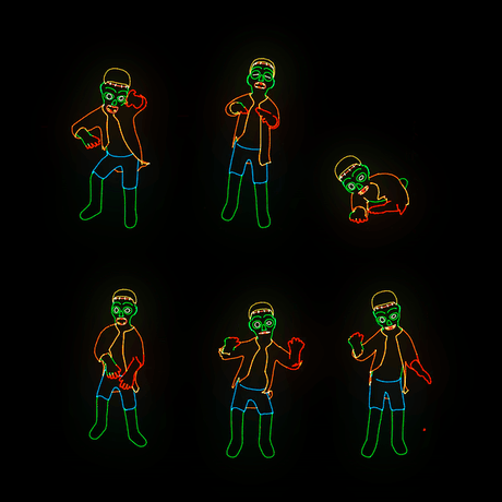 Laser animation: Zombie01 Pack