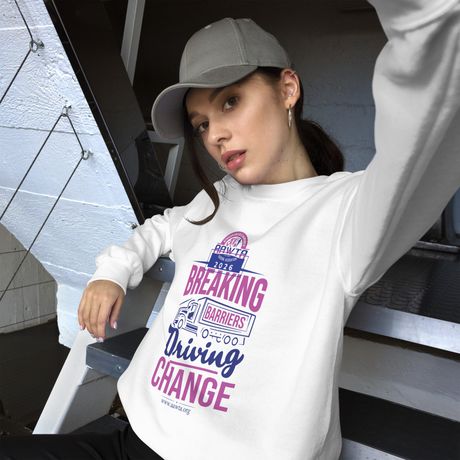Breaking Barriers: Driving Change 2026 – Official AAWTA Crewneck Sweatshirt