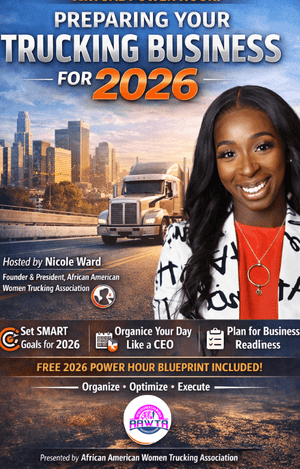 Your Trucking Business Roadmap Blueprint 2026 Workbook | PDF Download