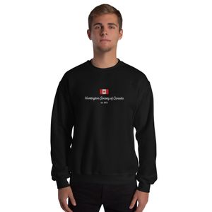 Huntington Society of Canada Embroidered Crewneck Darker Colours