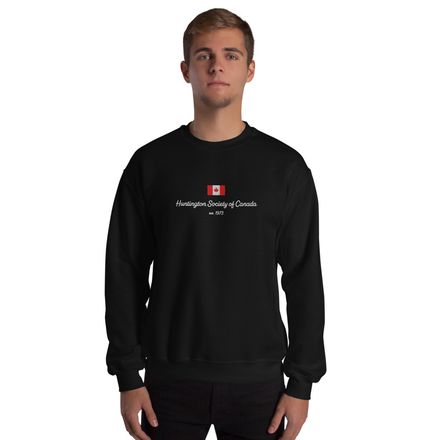 Huntington Society of Canada Embroidered Crewneck Darker Colours