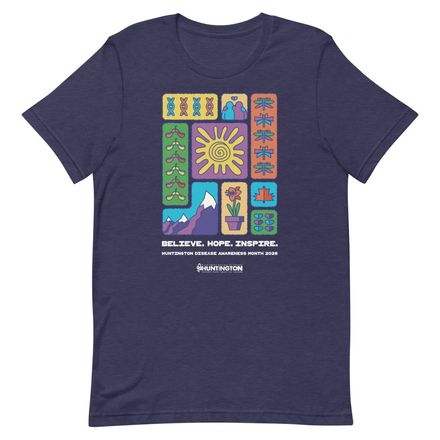 HD Awareness Month T-Shirt 2026 Darker Colours