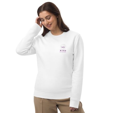 Wyrd Experience Eco Sweatshirt (White, Unisex)