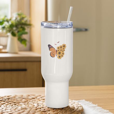 Butterfly Travel Cup