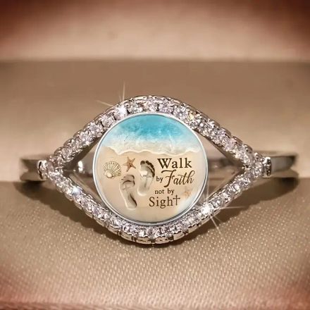 Footprints In The Sand Ring