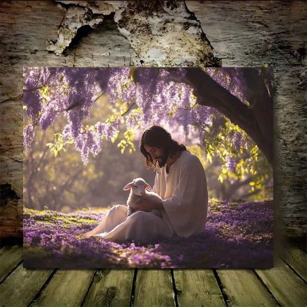 His Little Lamb print 