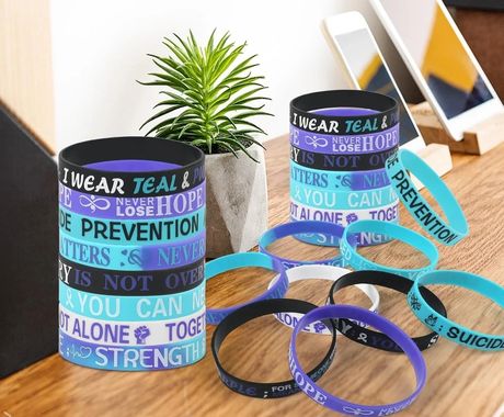 Suicide awareness bracelets 