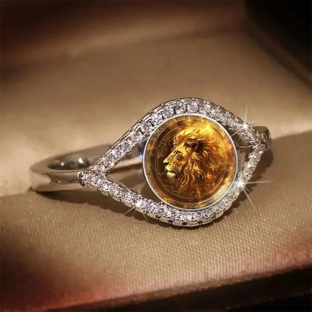 Fiery Lion Of Judah Ring 