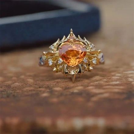 Heart On Fire Ring 