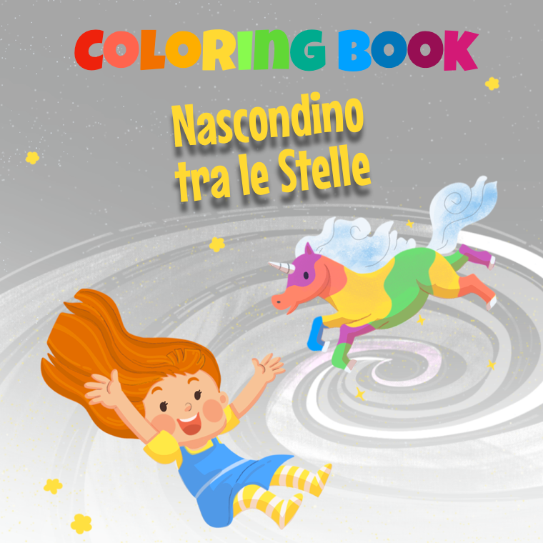 Álbum para Colorear - Escondite entre las Estrellas