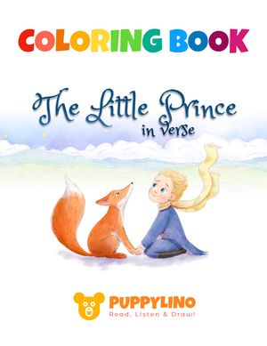 Coloring Book - The Little Prince in Verse