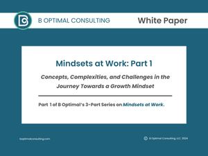 Mindsets at Work: Part 1 - Concepts, Complexities, and Challenges in the Journey