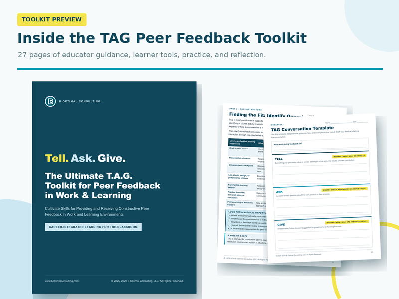 Tell. Ask. Give. The Complete TAG Peer Feedback Toolkit 
