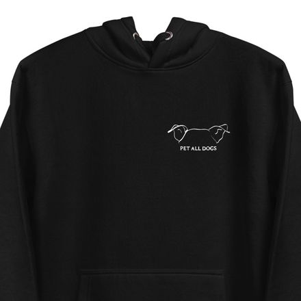 Pet All Dogs Pocket Logo - Uni-Sex Hoodie