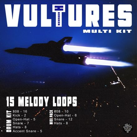&quot;VULTURES&quot; Trap Multi Kit 2025 (Loops, Drums, MIDI)