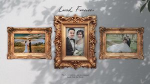 Wedding Golden Frame Gallery Template Sony Vegas Pro 12 ..21 And Above