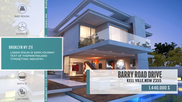 Template Elegant Real Estate sony vegas 12 13 14 15 And Above