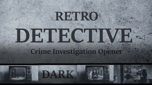 Retro Detective Opener Template Sony Vegas Pro 12 .. 20  And Above