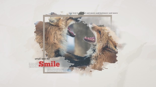 Template 3D Splash Ink Slideshow sony vegas 12 13 14 15 And Above