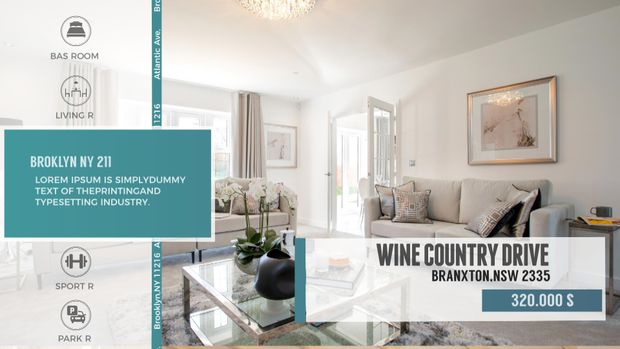 Template Elegant Real Estate sony vegas 12 13 14 15 And Above